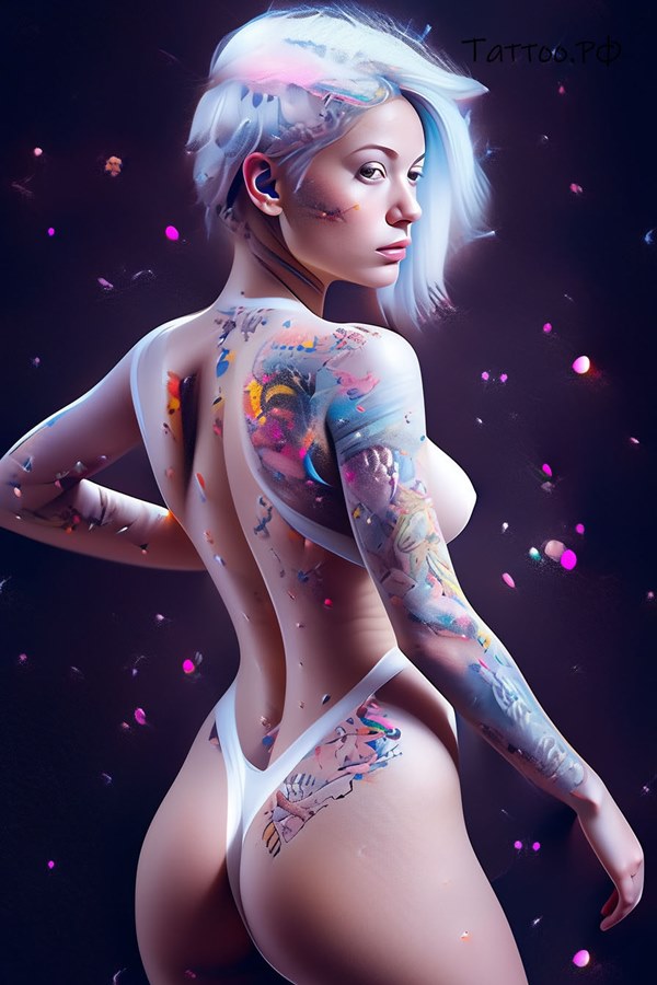 Фото тату Gothic-inspired tattoos with dark and elegant themes.